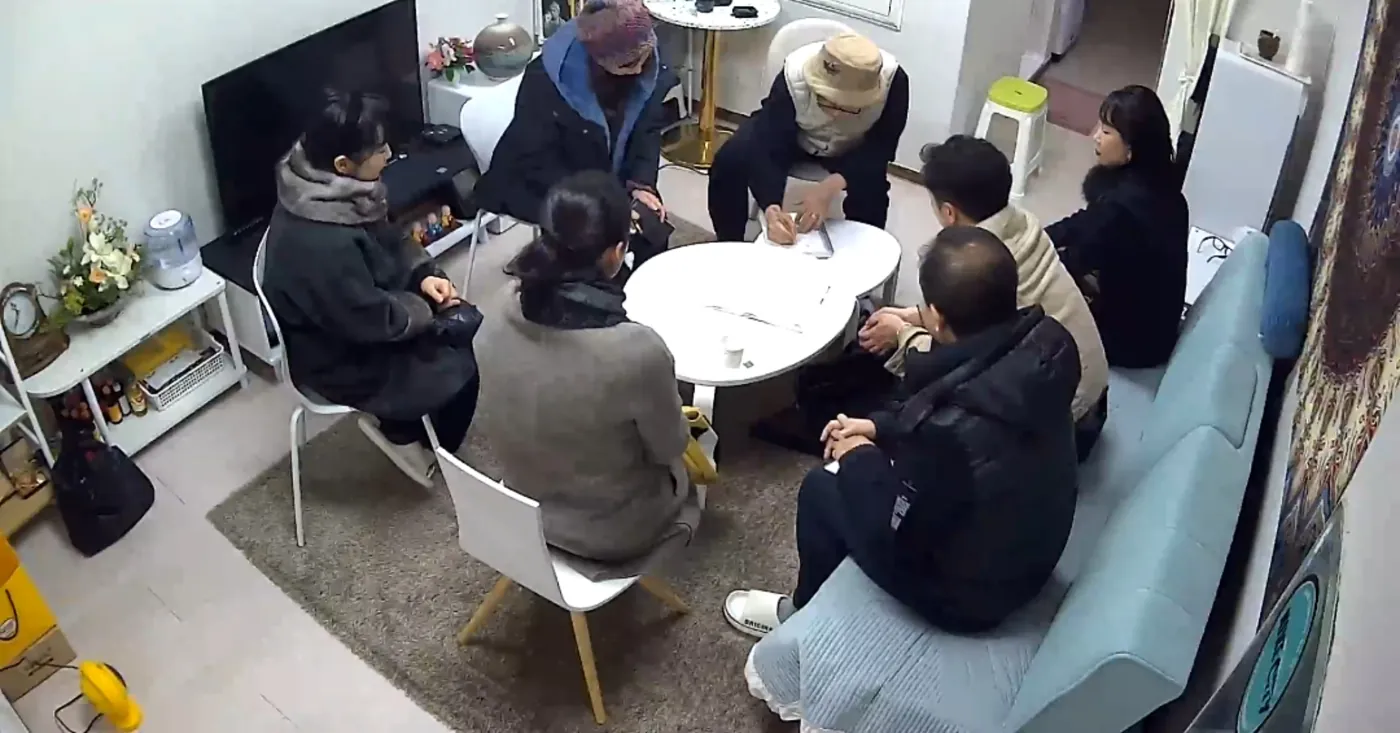 천운정에서 진행된 경암의 강연 모임